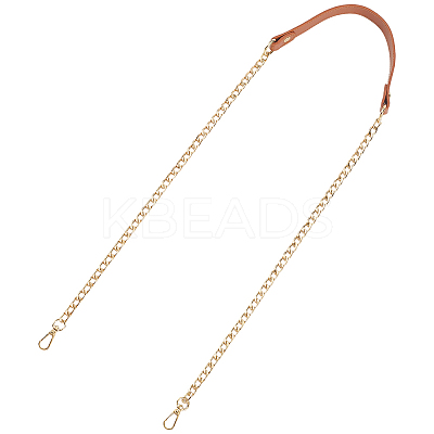 Imitation Leather & Alloy Crossbody Purse Chains FIND-WH20033-034B-LG-1