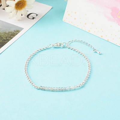 Mixed Natural Gemstone Beaded Bracelets BJEW-JB06384-1