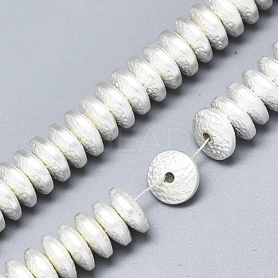 Electroplate Non-magnetic Synthetic Hematite Beads Strands G-S372-001-02S-1
