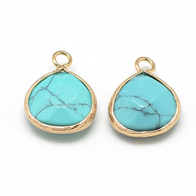 Synthetic Turquoise Pendants G-Q963-03-1