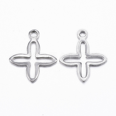 Tarnish Resistant 201 Stainless Steel Hollow Pendants LS-STAS-H376-07-1