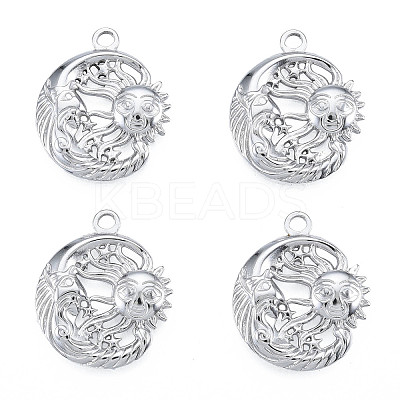 Non-Tarnish 201 Stainless Steel Pendants STAS-N098-231P-1