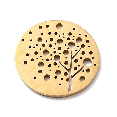 Ion Plating(IP) 316 Surgical Stainless Steel Pendants STAS-D450-15G-1