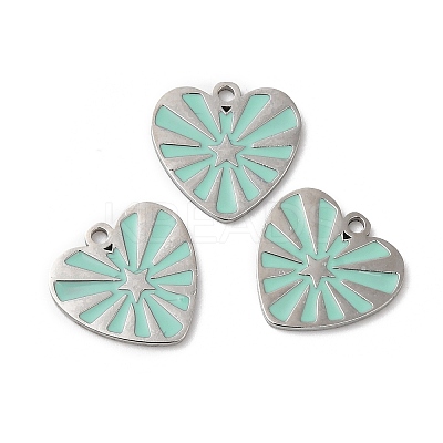 316L Surgical Stainless Steel Charms STAS-H213-24P-1