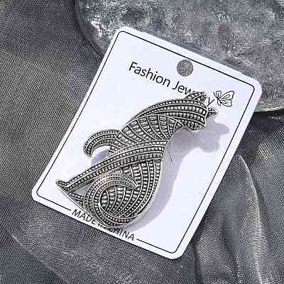 Persian Cat Alloy Brooches JEWB-Q004-03AS-1