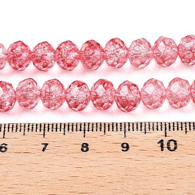 Transparent Glass Beads Strands GLAA-T023-8mm-A13-1