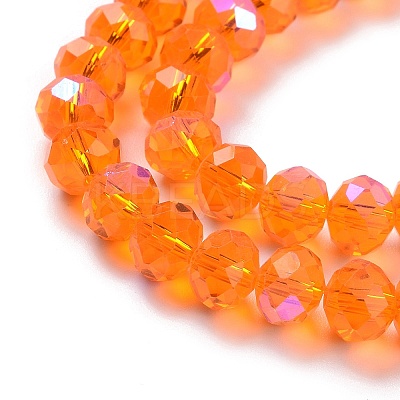 Electroplate Glass Beads Strands EGLA-A034-T10mm-L07-1