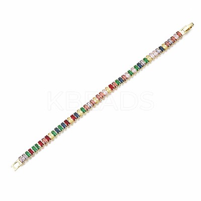 Cubic Zirconia Classic Tennis Bracelet ZIRC-S067-073I-NF-1