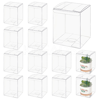 Foldable PET Plastic Packaging Boxes CON-WH0125-04A-1