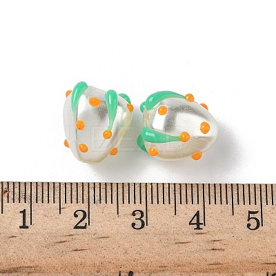 Baking Paint Baking Paint Glass Beads LAMP-Z014-02-1