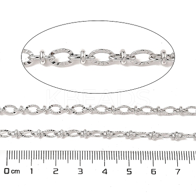 Non-Tarnish 304 Stainless Steel Oval Link Chains CHS-P018-22P-1