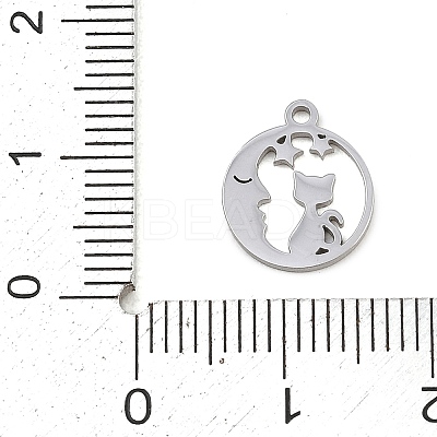 304 Stainless Steel Charms LS-STAS-Z183-07P-1
