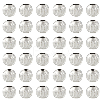 50Pcs 925 Sterling Silver Beads STER-TA0001-08-1