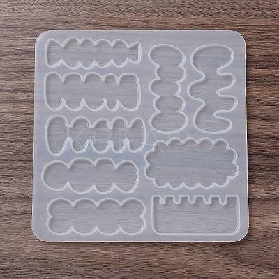 DIY Irregular Shape Cabochon Silicone Molds for Hair Clips DIY-L069-01A-1
