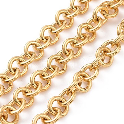 Ion Plating(IP) 304 Stainless Steel Rolo Chains CHS-H013-07G-1
