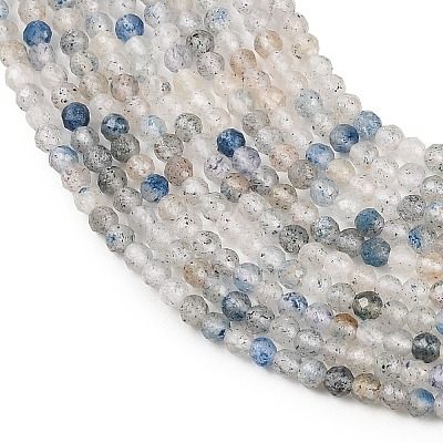 Natural Raindrop Azurite Beads Strands G-P618-2mm-03-1