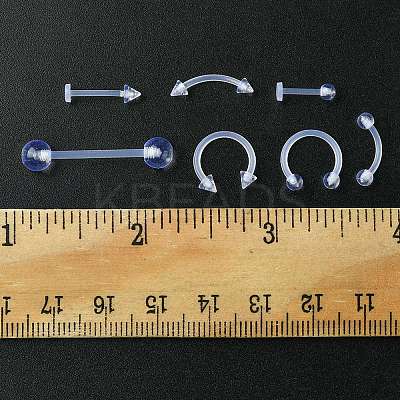 14Pcs 7 Style Acrylic Piercing Body Jewelry DIY-FS0005-41-1