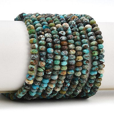 Natural HuBei Turquoise Beads Strands G-B175-A13-2x4mm-1
