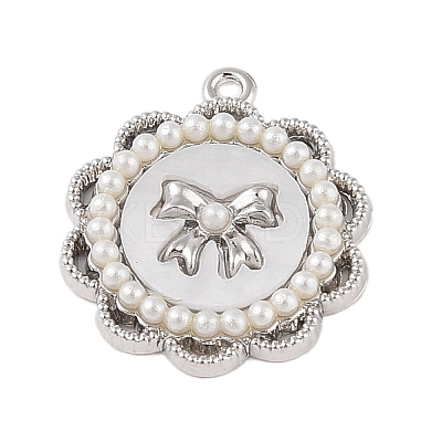 Rack Plating Alloy with Acrylic Pendants FIND-B037-02P-02-1