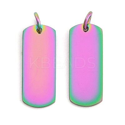 304 Stainless Steel Pendants Ion Plating(IP) LS-STAS-I311-30RC-1