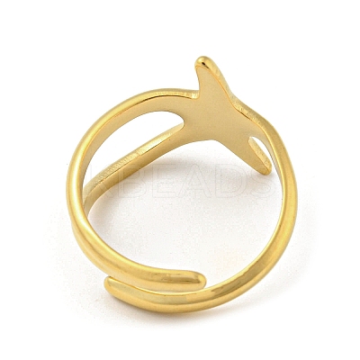 304 Stainless Steel Adjustable Rings for Women RJEW-D022-03G-1
