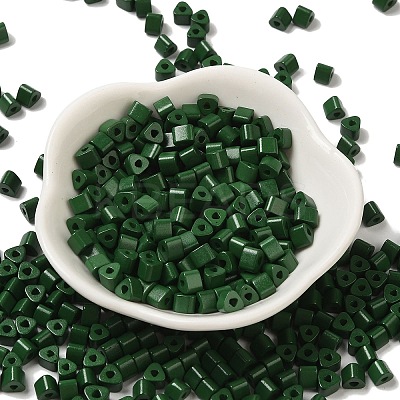 Baking Paint Glass Bead SEED-H002-K-D329-1