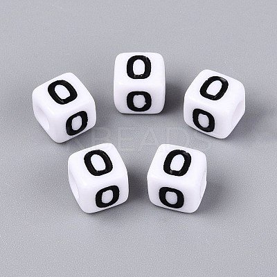 Opaque Acrylic Beads SACR-N020-04A-O-1