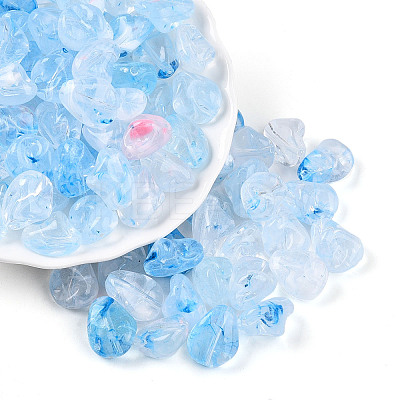 Transparent Acrylic Beads TACR-T028-44H-1