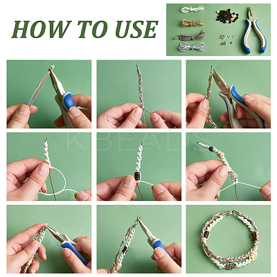 DIY Cord Bracelet Making Kit DIY-PH0009-18-1