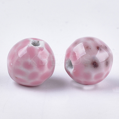 Handmade Porcelain Beads PORC-S498-22K-1