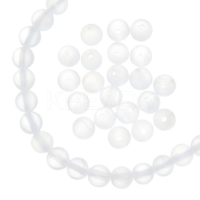 1 Strand Natural Selenite Beads Strands G-AR0005-51-1