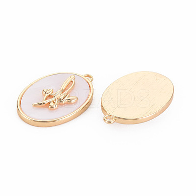 Brass Birth Floral Pendants KK-S364-283-1