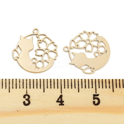 Long-Lasting Plated Brass Pendants KK-K336-48KCG-1