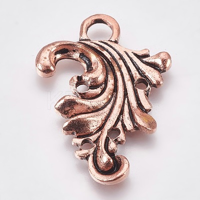 Eco-Friendly Zinc Alloy Hook Clasps PALLOY-WH0031-03R-1