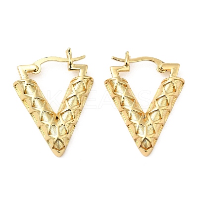 Rack Plating Brass Hoop Earrings for Women EJEW-Q770-18G-1
