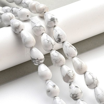 Natural Howlite Beads Strands G-B106-A26-02-1