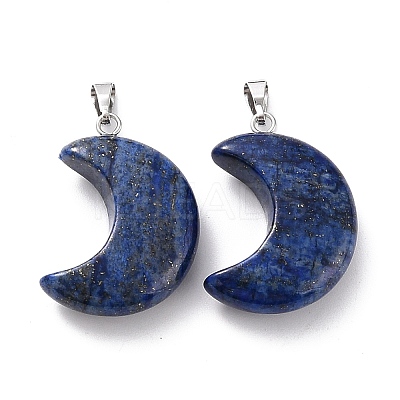Natural Lapis Lazuli Pendants G-Z022-02N-1