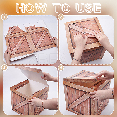 Paper Box for Party Decoration AJEW-WH0696-022A-1