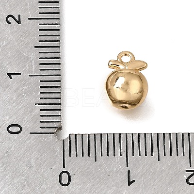Brass Micro Pave Clear Cubic Zirconia Charms KK-N290-20G-1
