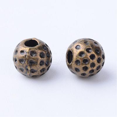 Tibetan Style Alloy Spacer Beads TIBE-Q063-66AB-NR-1