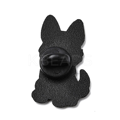 German Shepherd Enamel Pins JEWB-I055-04EB-07-1