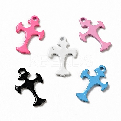 Spray Painted 201 Stainless Steel Charms STAS-G304-26-1