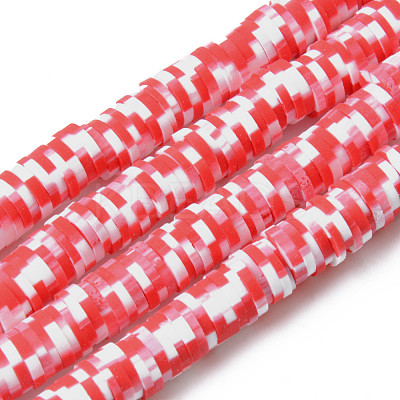 Handmade Polymer Clay Beads Strands CLAY-N008-010G-1
