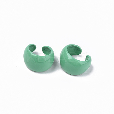 Spray Painted Alloy Cuff Rings X-RJEW-T011-08-RS-1