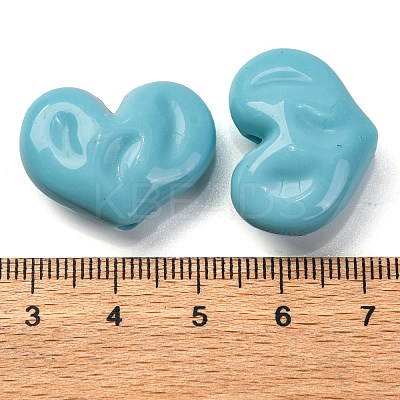 Opaque Acrylic Beads OACR-Z013-33G-1