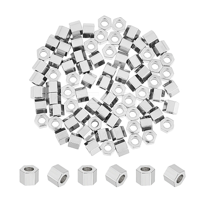 80Pcs 304 Stainless Steel Spacer Beads STAS-UN0050-36-1