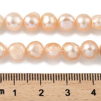 Natural Cultured Freshwater Pearl Beads Strands PEAR-A006-08B-1