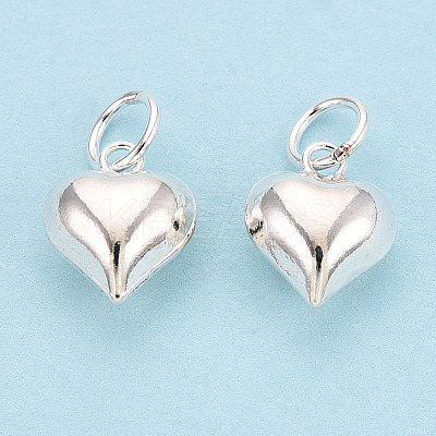925 Sterling Silver Heart Charms STER-T008-32S-03-1