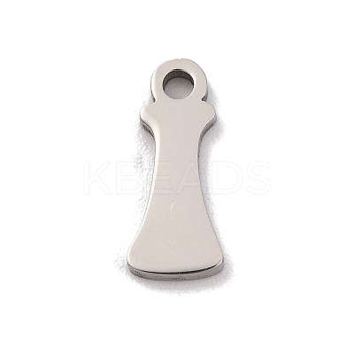 Non-Tarnish 201 Stainless Steel Charms STAS-U016-01P-I-1