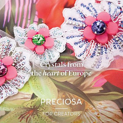 Preciosa® MAXIMA Crystal No Hotfix Flatback Stones Y-PRC-NSS16-30010-200-1